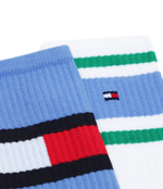 Носки 2 пары flag Tommy Hilfiger - голубой(394020001)