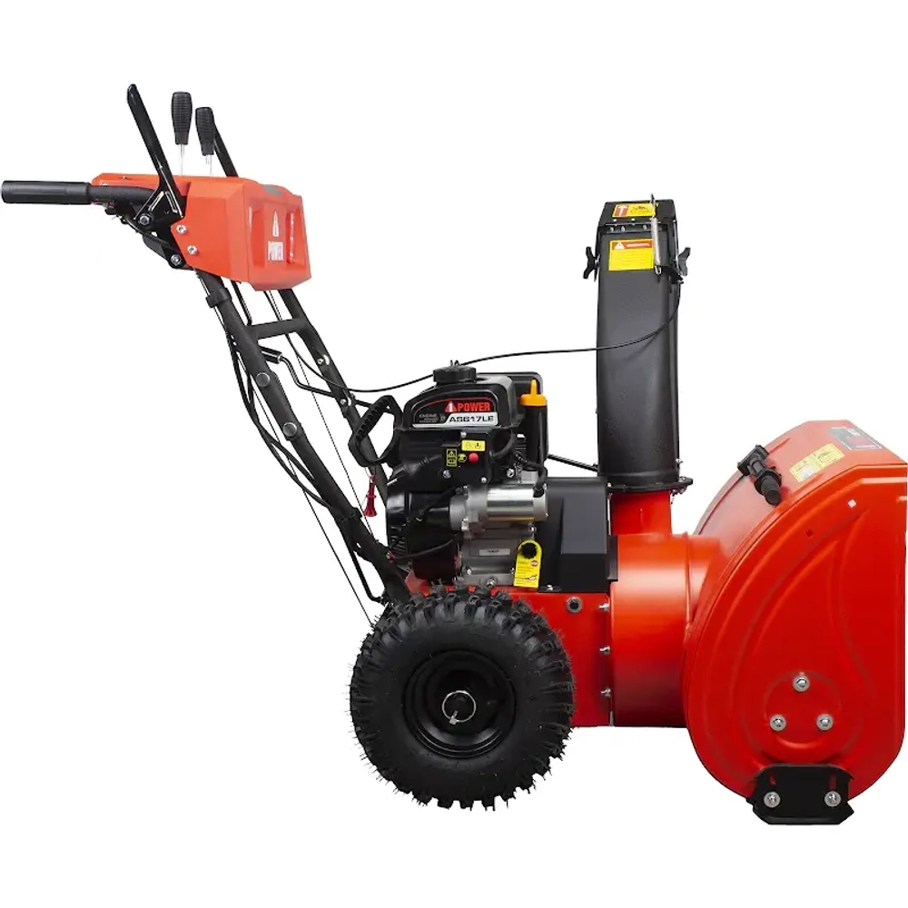 A-iPower AS617LE снегоуборщик бензиновый 7 л.с. ковш 61 см, выброс 12 м, 6 вперед/2 назад 41207
