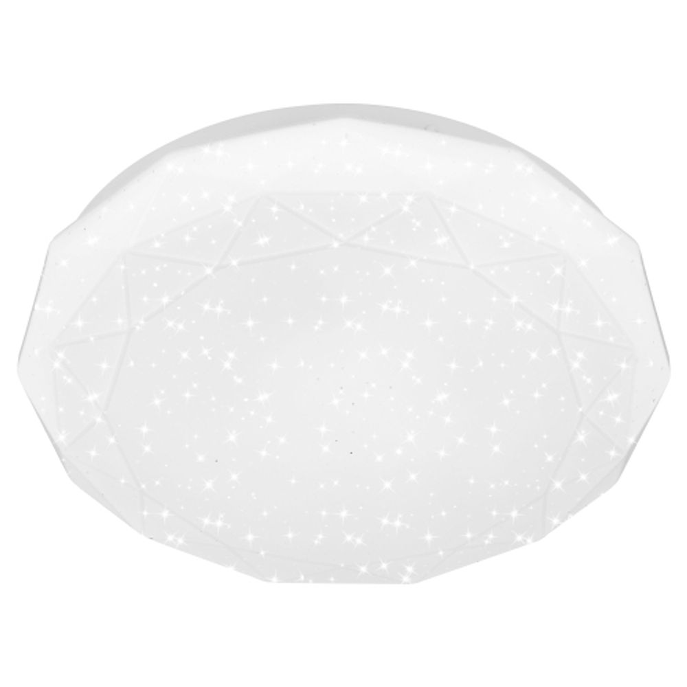 Светильник потолочный светодиодный ЭРА Классик без ДУ SPB-6 WH 24W-4K Slim Sparkle | Светильники SPB-6 без ДУ