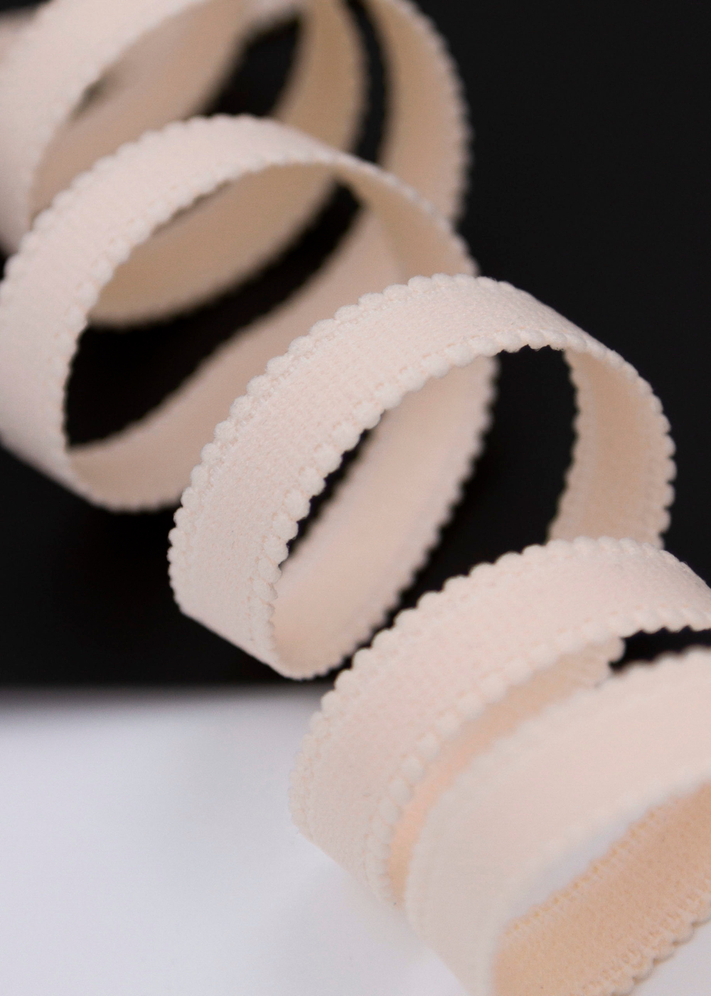 Резинка бретелечная жасмин матовая ширина 10 мм без учета фестона Lauma (Латвия)