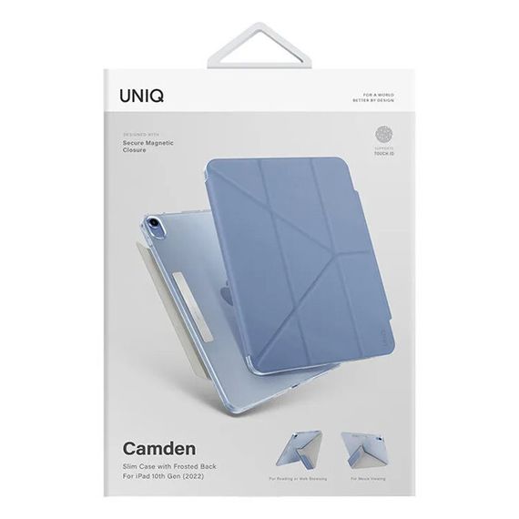 Чехол Uniq Camden для iPad 10.9 (2022 10th Gen) (PDP10G(2022)-CAMNBU) Northern Blue