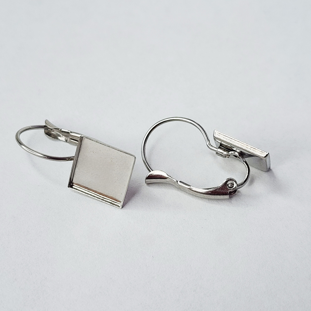 Швензы сталь, французский замок, под вклейку, для квадрата 10мм с плоским основанием