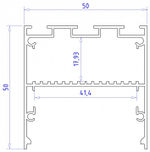 Короб накладной Ambrella Light Profile System GP GP3100BK