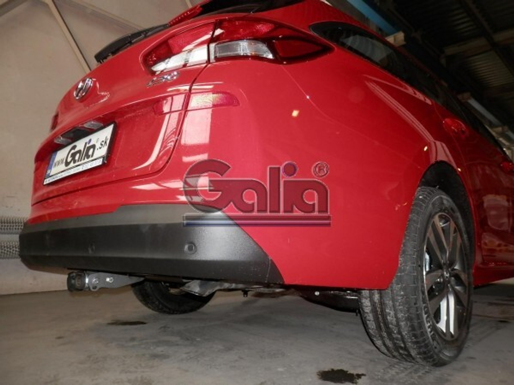 Фаркоп оцинкованный Galia H100A для Hyundai i30 универсал 2017-, Kia Ceed универсал 2017-(паспорт и сертификат в комплекте)(без электрики)