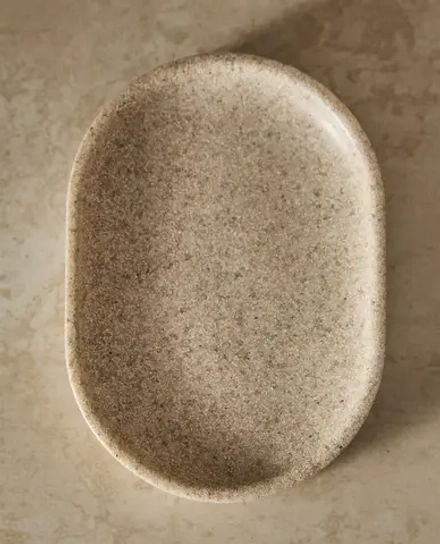 ZARA HOME МЫЛЬНИЦА ИЗ СМОЛЫ , БЕЖЕВЫЙ