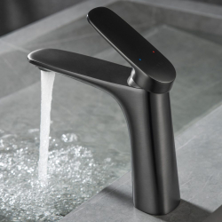 Смеситель для раковины Black&White Universe Gun Metal (UK8701MG)