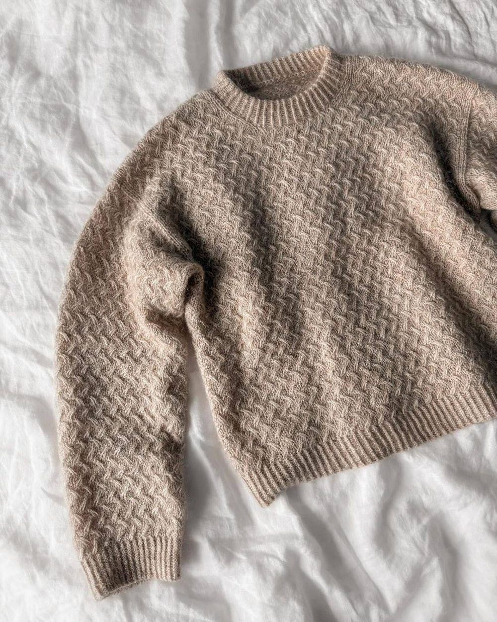 Описание по вязанию джемпера с японским плечом "Ida"