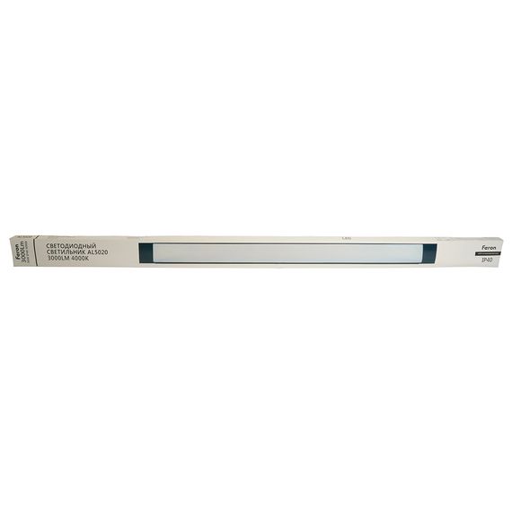 Светильник светодиодный линейный Feron AL5020 IP40 36W 6500K 1200*23*60мм матовый черный 51340