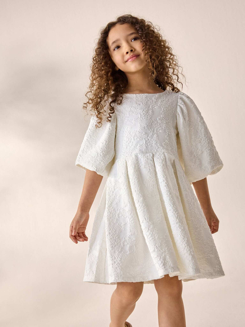 Платье для девочки Next AY7-413, Молочный