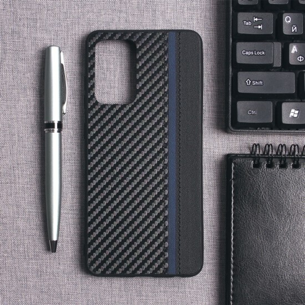 Чехол для Samsung Galaxy A52 5G, карбоновый , 012465 Салатовый