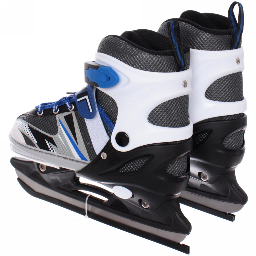 Коньки раздвижные, ледовые с роликовым блоком Sportage FIT103 Dual (размер 34-38)