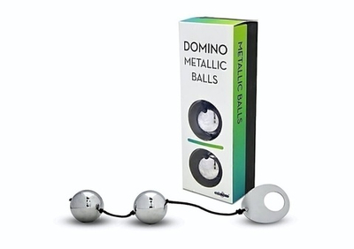 Металлические вагинальные шарики RANGE DOMINO METALLIC BALLS (Цвет: серебристый)