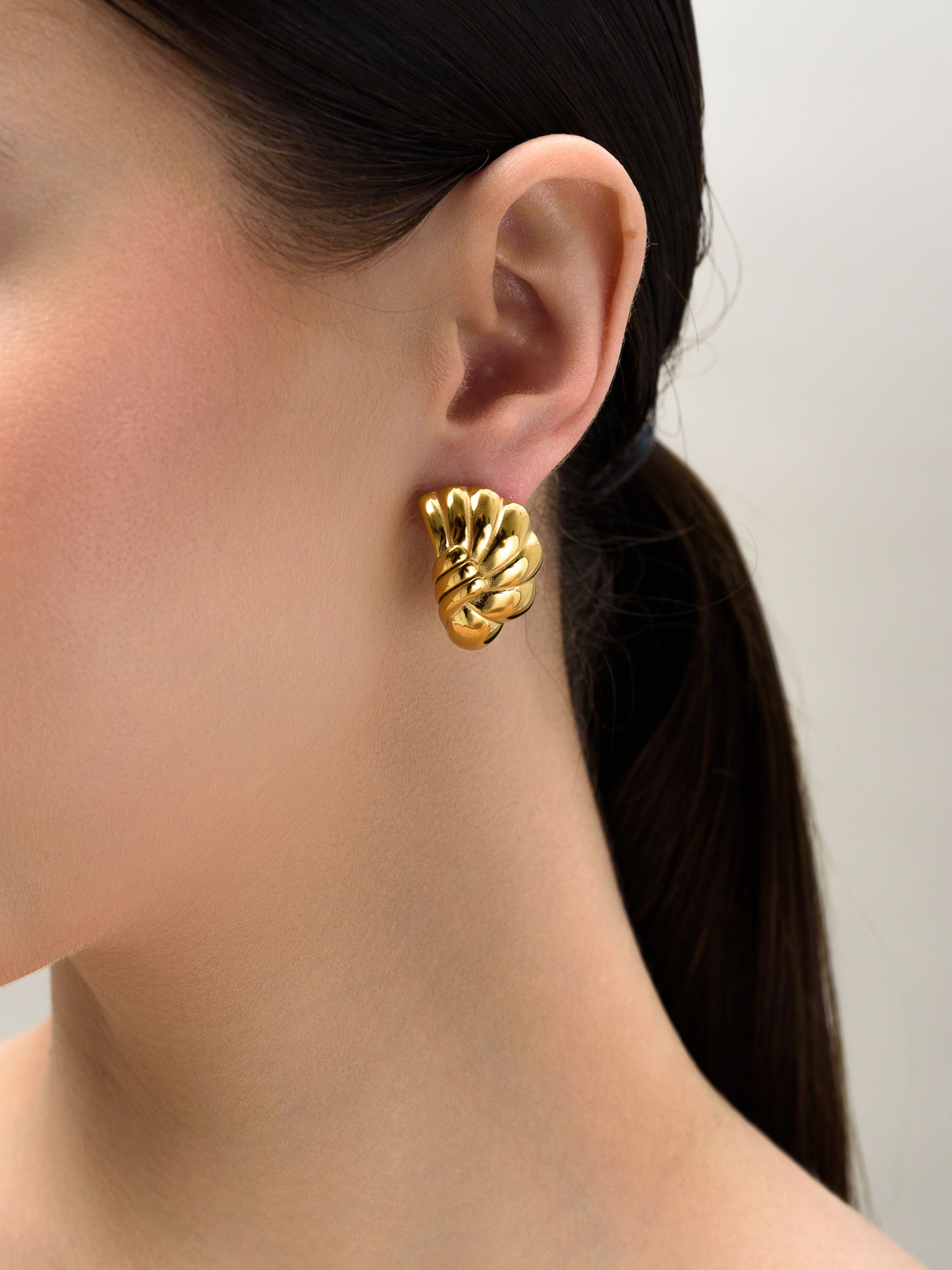 Серьги "Soft wing" Gold