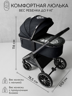 Коляска детская 2 в 1 Amarobaby Motus