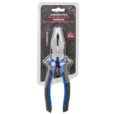 Плоскогубцы комбинированные 7''-175мм, в блистере Forsage F-611175