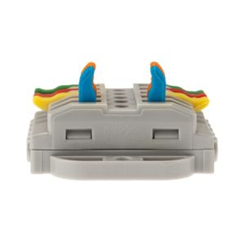 Клемма СМК 222-425P проходная 5 полюсов, с монтажной площадкой (0,08-4 мм²), серая (20 шт./уп.) REXA