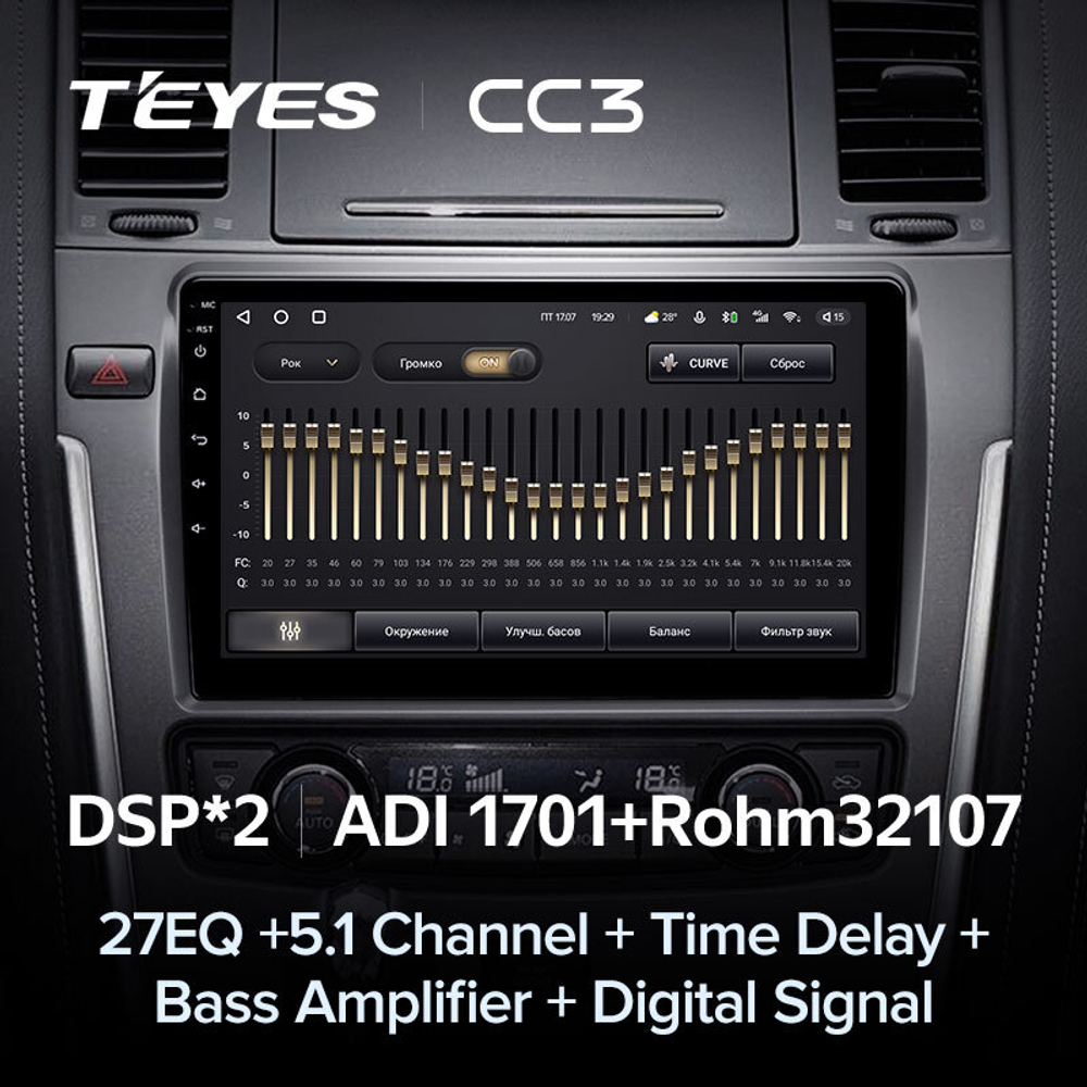 Teyes CC3 10,2" для Nissan Patrol 2010-2020