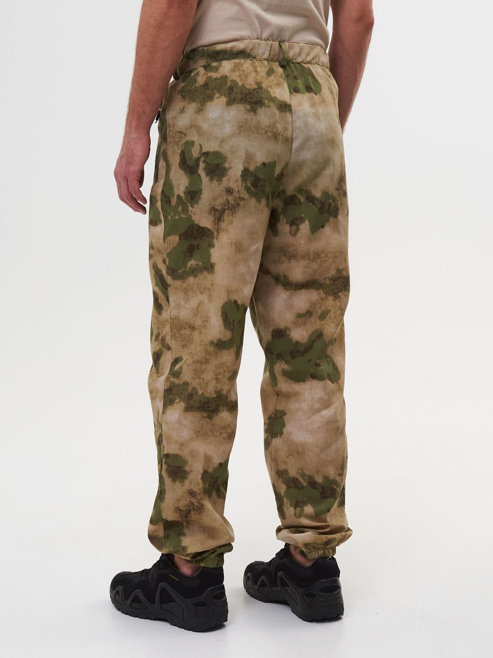 Брюки летние Стрелок ткань Смесовая (Сорочка) цвет Малахит