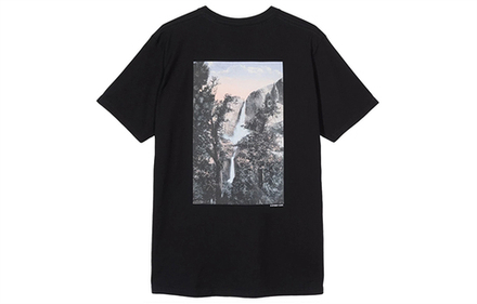 Футболки Stussy Falls Tee T, 1904475-BLACK