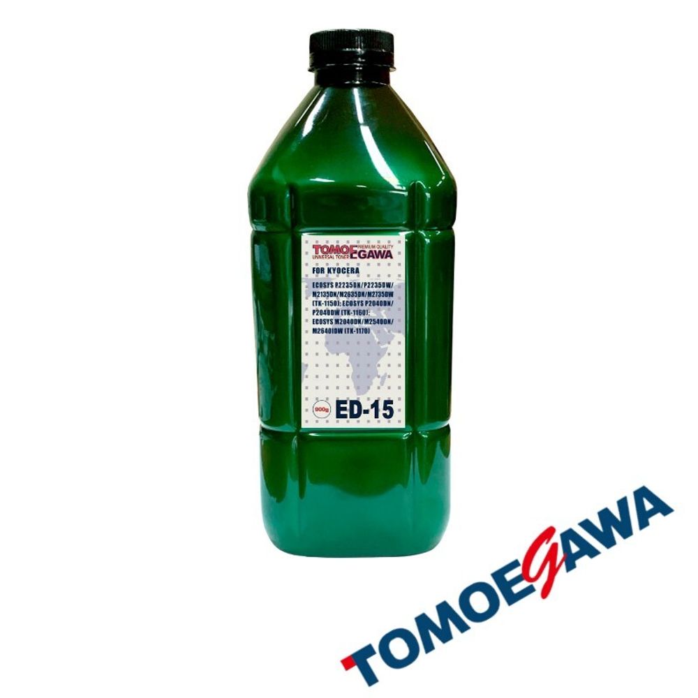 Тонер TOMOEGAWA тип ED-15 для KYOCERA Универсальный (900гр) Green Line