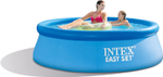 Надувной бассейн 244х76 см Intex 28110, круглый семейный бассейн Easy Set 2419 л