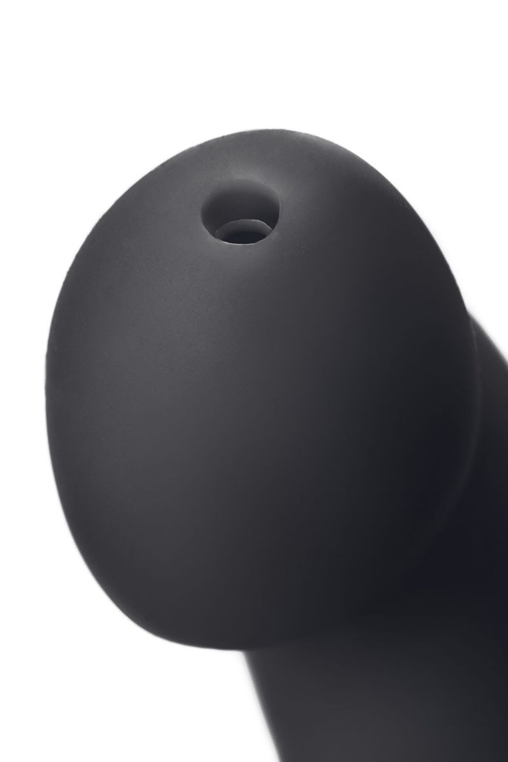 Черный фаллос с имитацией эякуляции Silicon Cum Dildo L - 19,6 см. (Цвет: черный)