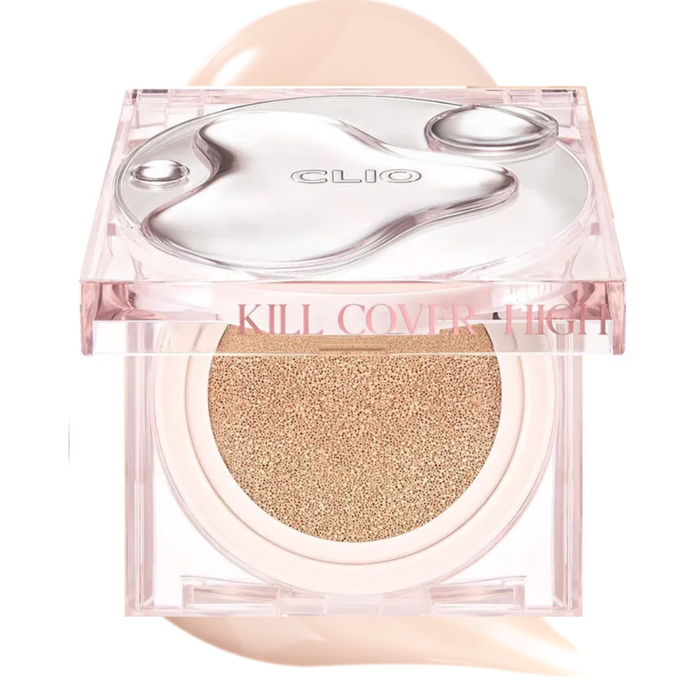CLIO KILL COVER HIGH GLOW CUSHION (Spf 50+) - Тональный кушон с сияющим финишем