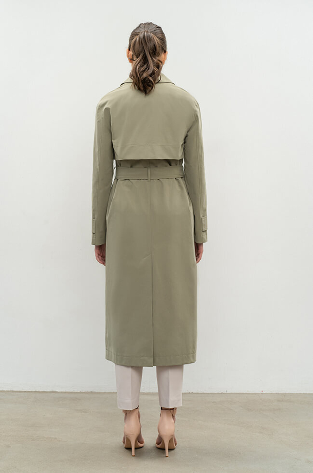 0082 Плащ женский (хаки)