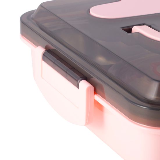 Ланч бокс 1000 мл. Kamille KM 2144 пластик, нержавеющая сталь