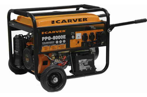 Генератор Carver PPG- 8000E-3 бензин