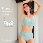 Выкройка Трикотажный топ с Т-образной чашкой Emma (СБ-03) + Видео-урок по пошиву