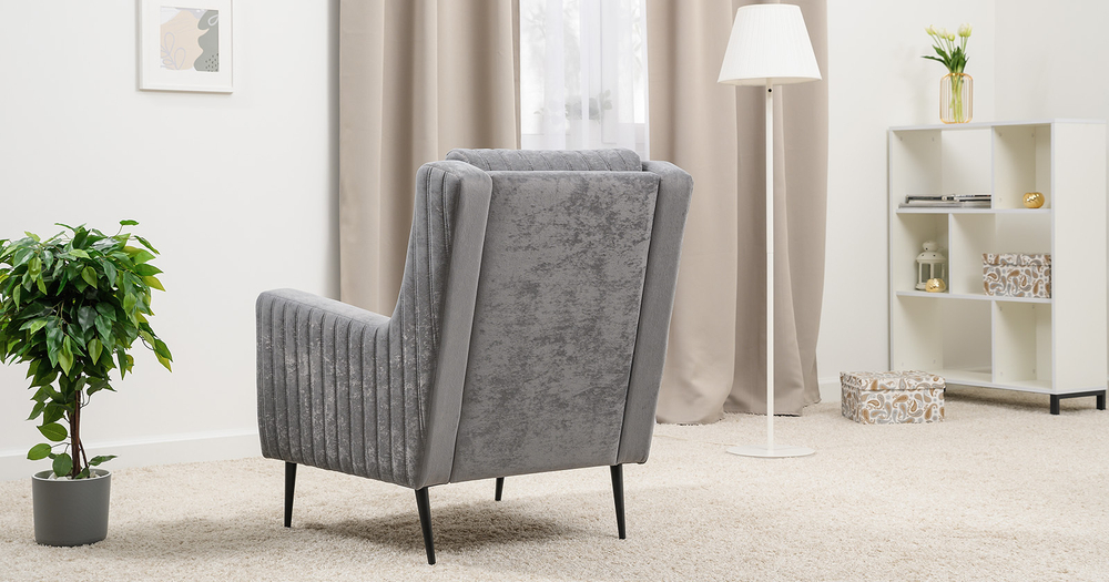 Изабель кресло для отдыха Арт. ТК 735 Романс грей Серый