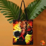 Сумка шоппер с принтом Моя геройская академия