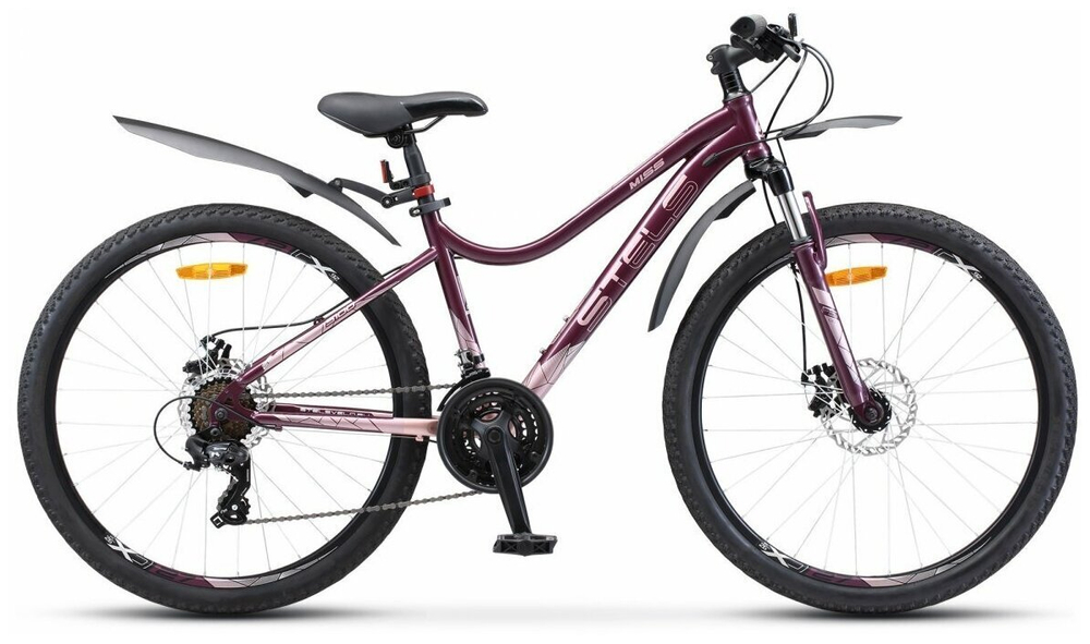 Велосипед 26" STELS Miss-5100 MD  V040 17 рама, светло-пурпурный