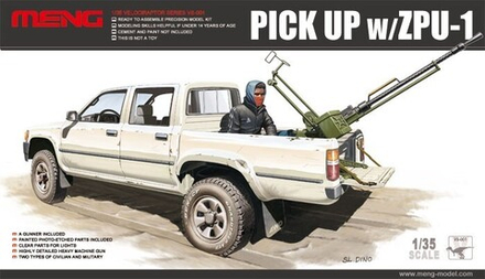 Сборная модель "Pick up w/ZPU-1"