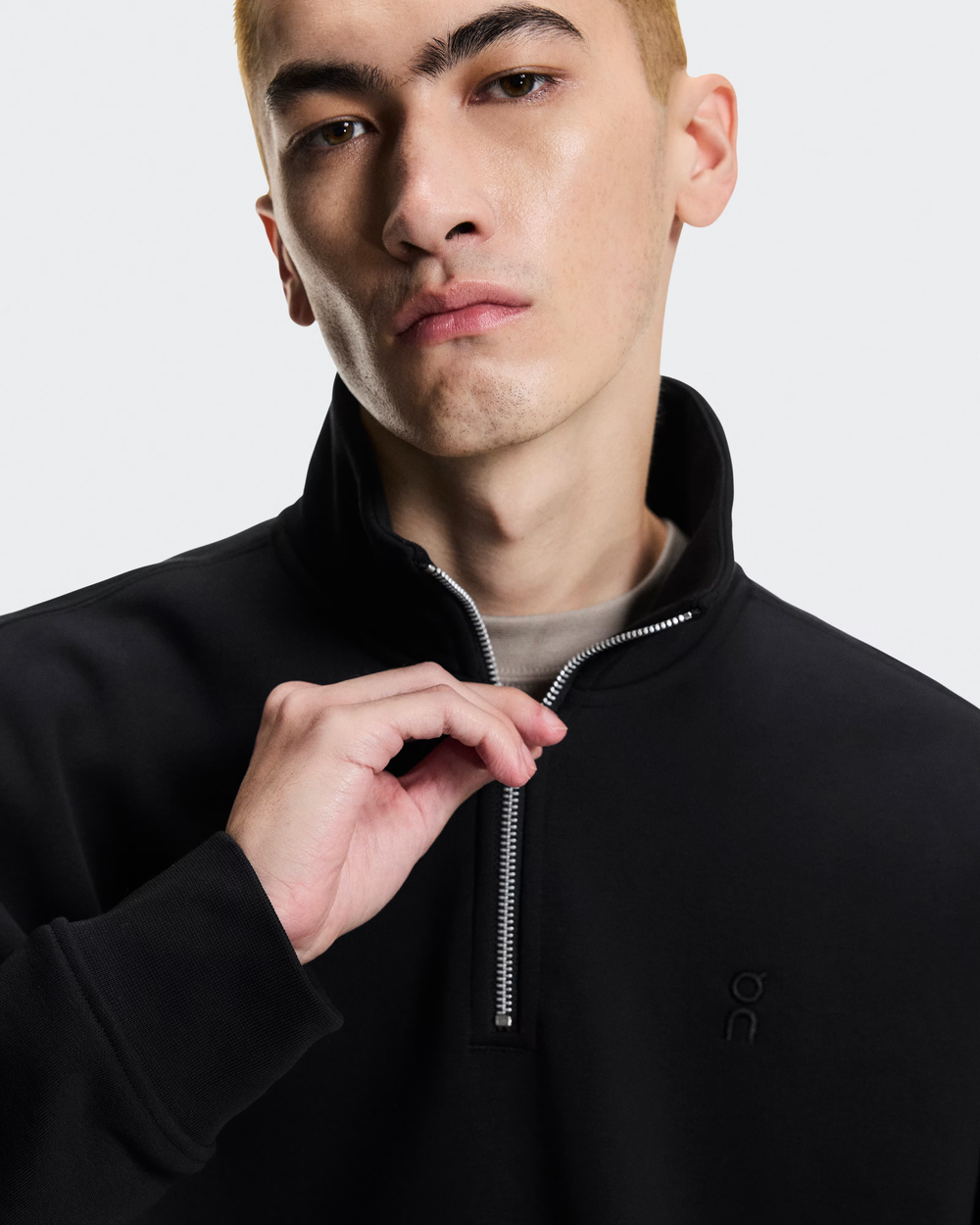 Свитшот на молнии On Club Collective 1/4 Zip - Black