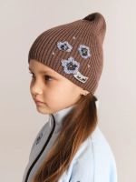 Шапка NEZABUDKA CHILD, коричневый