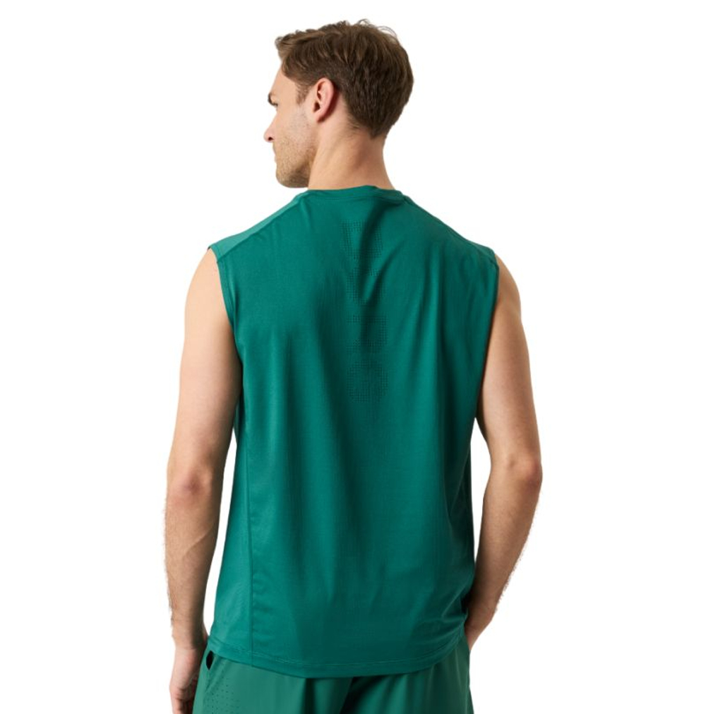 Мужская теннисная футболка Bjorn Borg Ace Mesh Panel - posy green