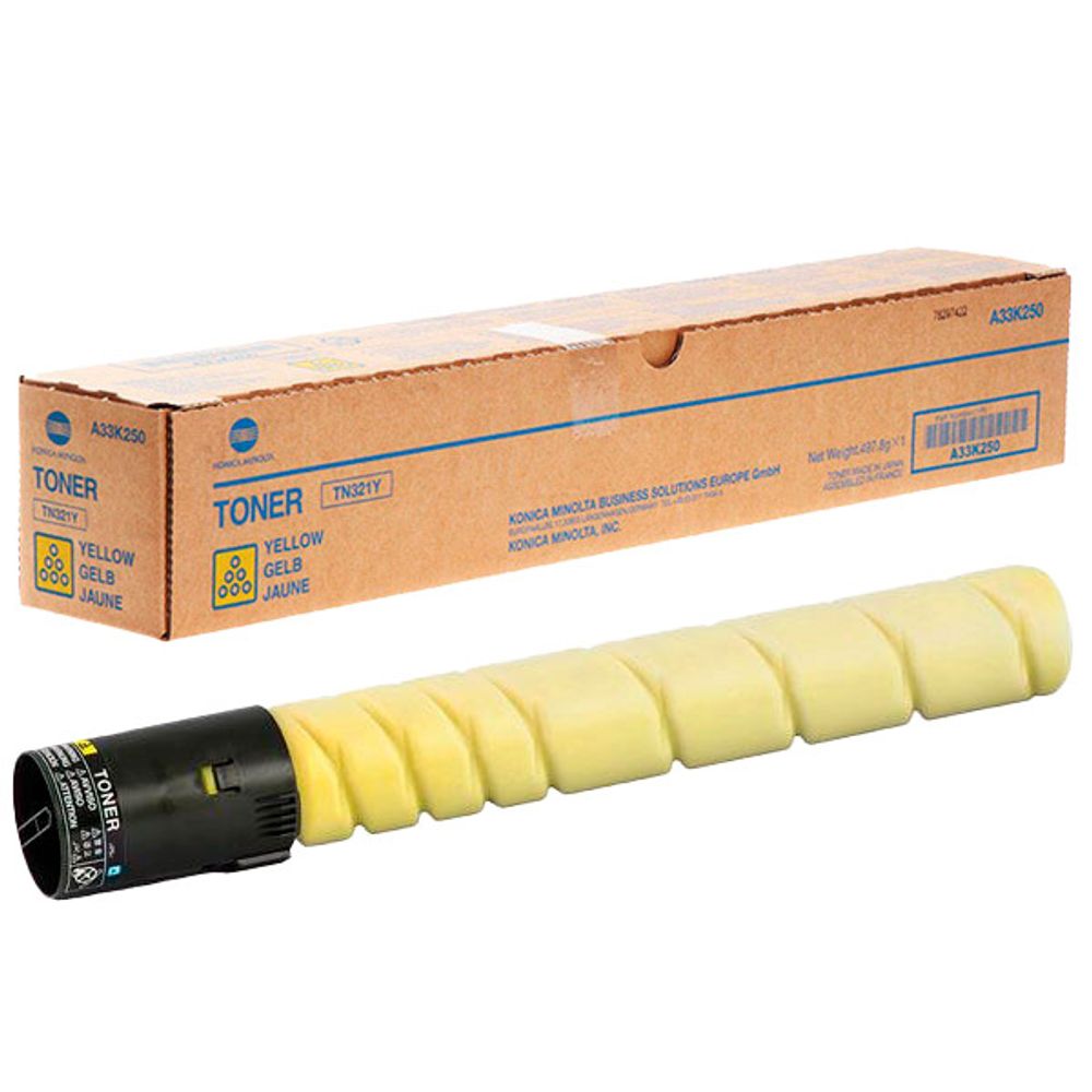 Тонер-картридж TN-321Y Konica-Minolta bizhub C224/284/364 желтый a33k250