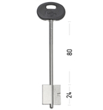 Заготовка сувальдного ключа 10652 MET14DP