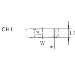 Гайка шестигранная стопорная VH UNF 1/2"