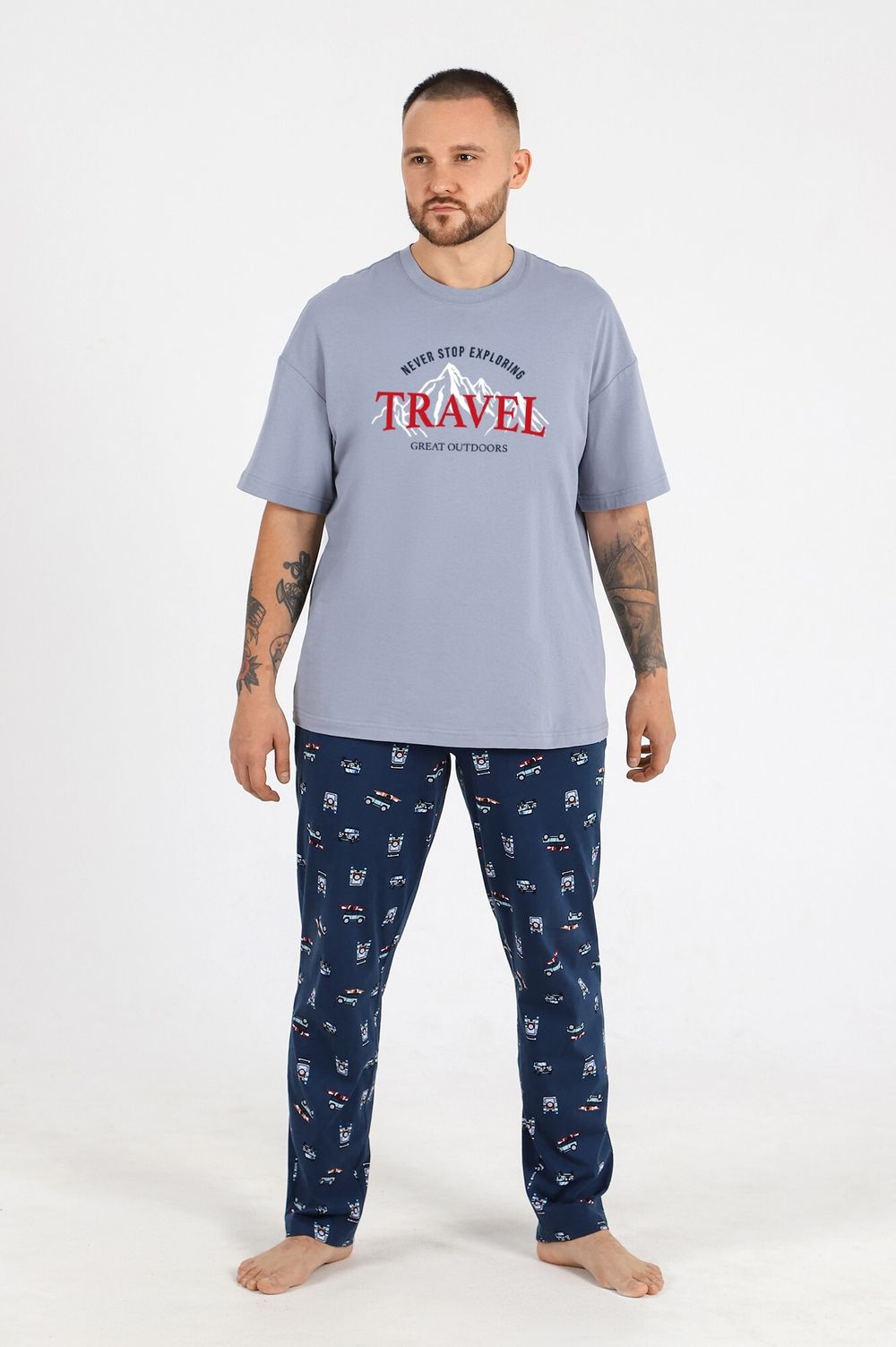 Костюм мужской Тревел-2 Виотекс СЕРЫЙ