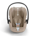Коляска 3 в 1 Cybex Priam IV Rosegold complete и автокресло Cloud T i-Size Cozy Beige Plus Cozy Beige