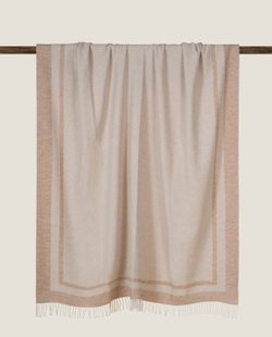 Плед 130х170 Frati Home Country Cammello бежевый