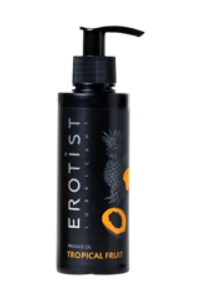 Erotist Massage oil – съедобное массажное масло, Тропические фрукты