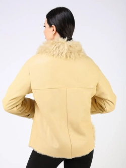 Дубленка зимняя натуральная короткая