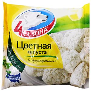 ЦВЕТНАЯ КАПУСТА 400ГР 4СЕЗОНА
