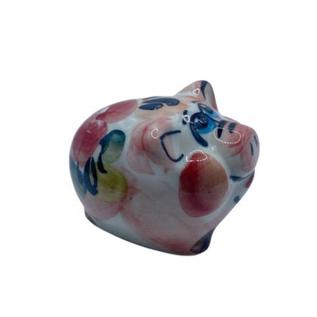 Фигурка Поросенок малый цветная гжель