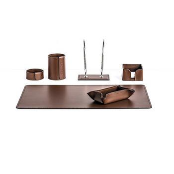 Настольный набор из кожи Cuoietto серии Business из 6 предметов (NBCNut6)