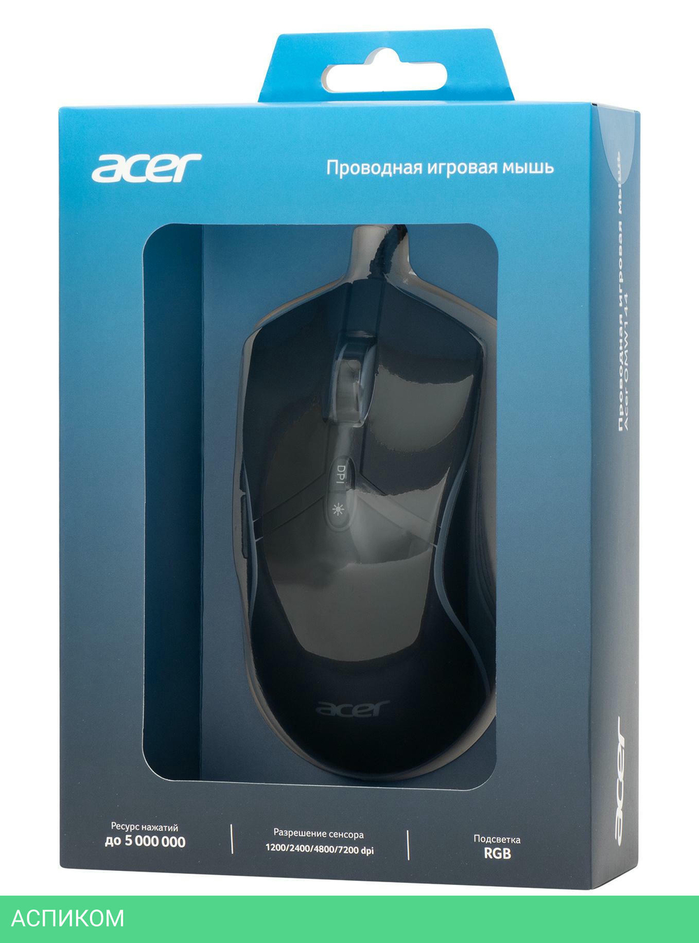 Мышь Acer OMW144 черный (ZL.MCEEE.014)